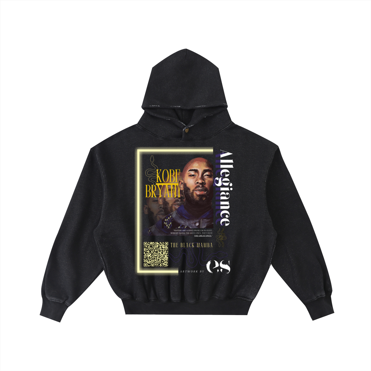 Allegiance: Black Mamba | Adult Enzyme Wash Hoodie | Black