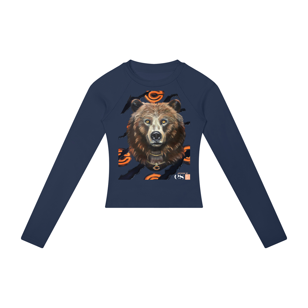 Steadfast Chicago Bears Women's Long Sleeve | Navy