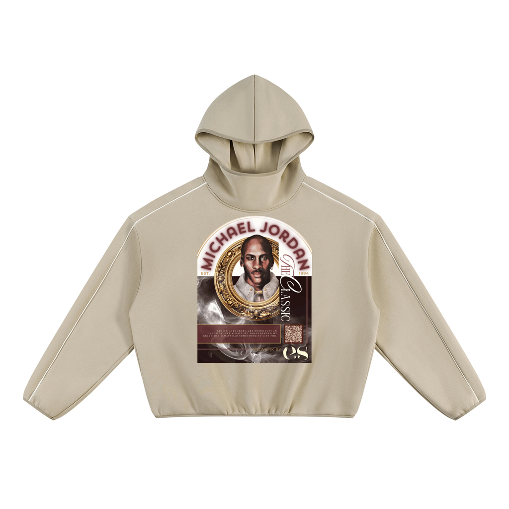 The Classic: Michael Jordan | Adult Boxy Fleece Hoodie | Beige