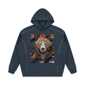 Steadfast Chicago Bears Adult Oversized Piping Fleece Hoodie | Navy