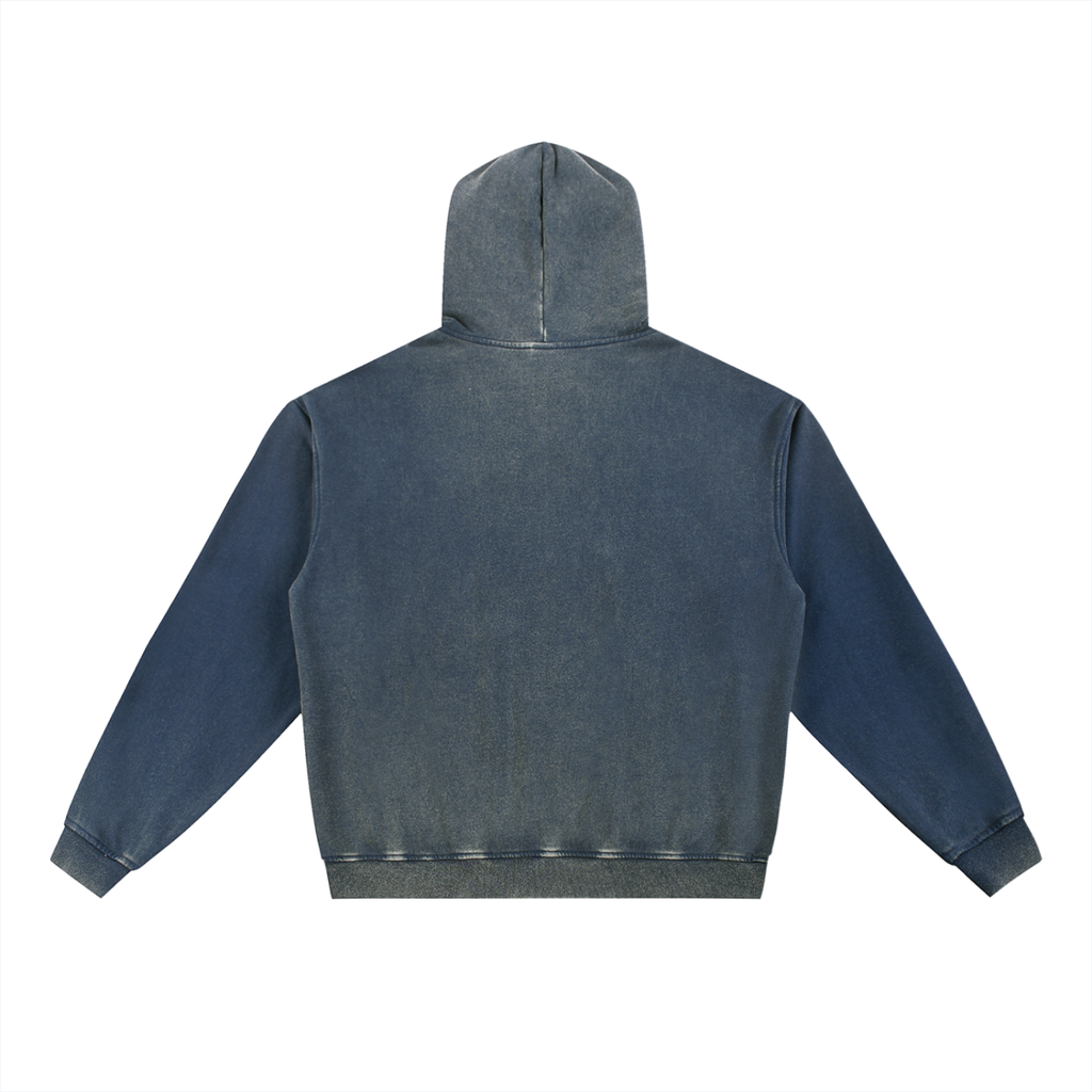 Steadfast Chicago Bears Adult Vintage Washed Gradient Fleece Hoodie | Navy